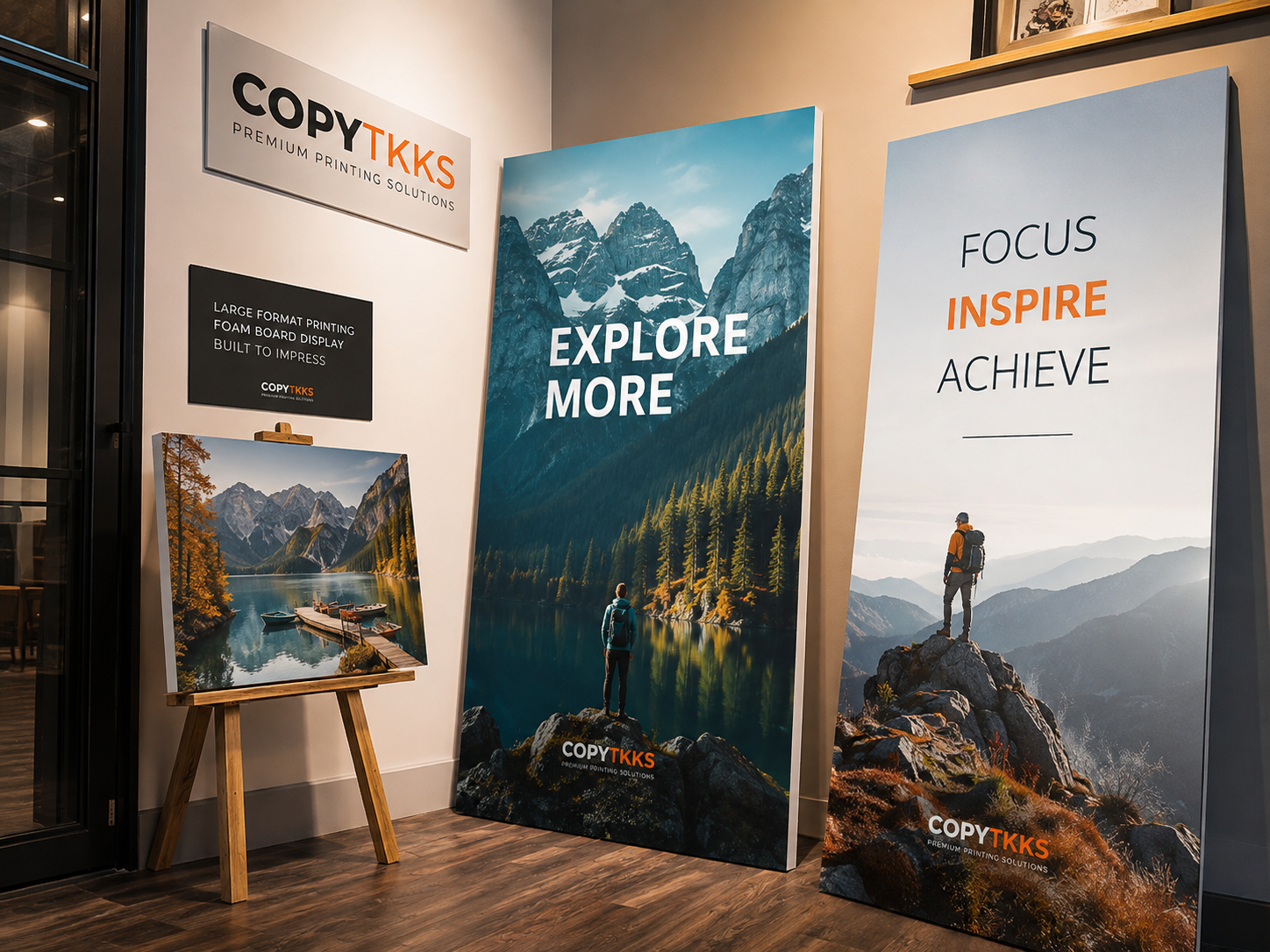 Печать изображения на пенокартоне в CopyTKKS